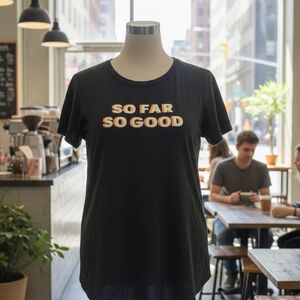 Black Graphic Tee - Short Sleeve